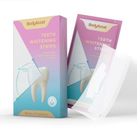 Teeth Whitening Strips - Peroxide Free - Enamel-Safe Professional Dental Strips For Sensitive Teeth - Deep Stains Removal - Whitening Without Any Harm