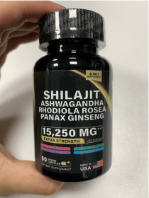 Shilajit Pure Himalayan 9000MG, Energy Booster Ashwagandha 2000MG, Rhodiola Rosea 999MG, Panax Ginseng 1500MG, Turmeric 500MG, Ginkgo Biloba 500MG, St