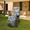 67x22in Chaise Lounger Cushion Recliner Rocking Chair Sofa Mat Deck Chair Cushion