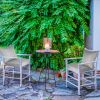 Outdoor Seat Cushion Set Waterproof Patio Furniture Cushion and Back Pillow Fade Resistant Deep Seat Set Chair Pad with Removable Cover for Chair Sofa