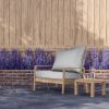 Outdoor Seat Cushion Set Waterproof Patio Furniture Cushion and Back Pillow Fade Resistant Deep Seat Set Chair Pad with Removable Cover for Chair Sofa