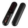 Cordless Negative Ion Hair Straightener Brush Rechargeable Mini Styling Comb with 12 Heating Levels Anti-scald 30S Preheating 30Mins Auto Sleep LCD Di