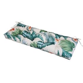 Bench Seat Cushion For Indoor Outdoor Furniture Non Slip Long Chair Cushion with Ties Strap Waterproof Swing Cushion 51.18x19.68IN For Garden Patio Ba (Option: Hawaii)